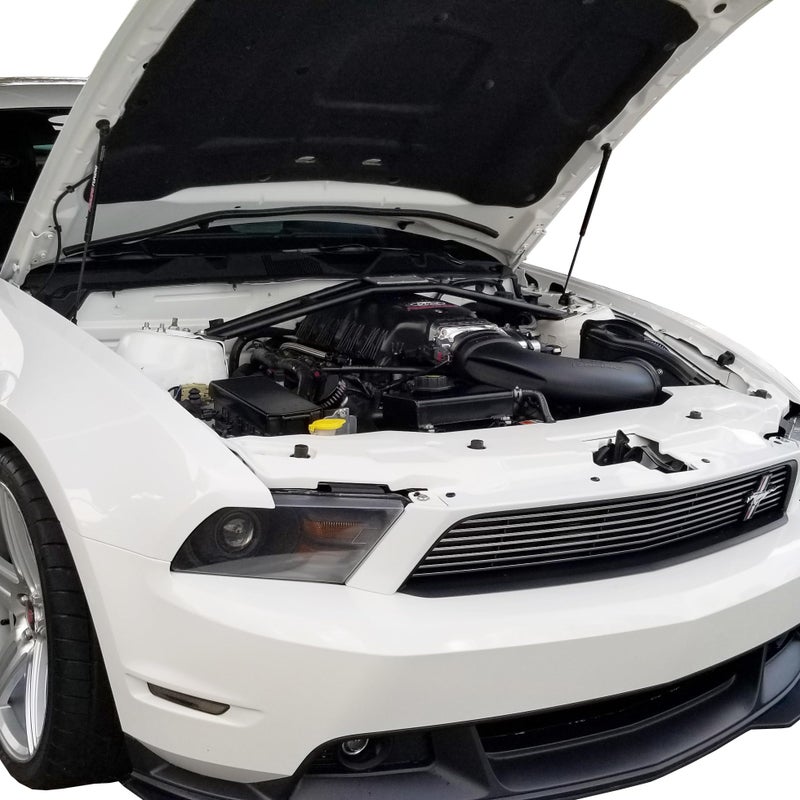 Redline Tuning 21-11024-02 Hood QuickLIFT Plus Bolt in Struts Compatible with Ford Mustang 2005-2014 All Stock Hoods (All Black Components) - Image 4
